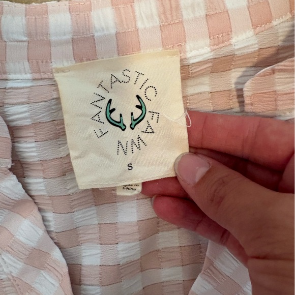 Fantastic Fawn Pink Checkered Dress - Picture 4 of 7